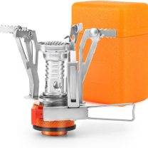 Portable Camping Stove Backpacking Stove, Specialized Camping Stove with Piezo Ignition Stable Support Wind-Resistance, Camp Stove for Camping Hiking&Outdoor Adventure Cooking